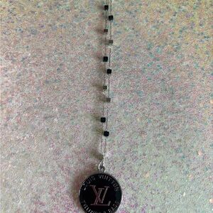 Black and Silver Charm Necklace
